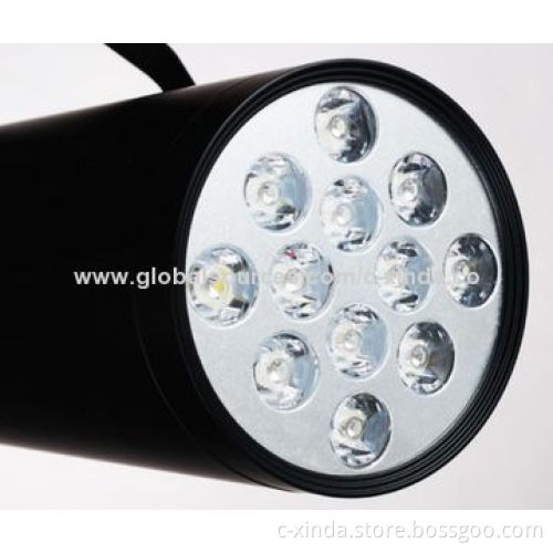 12W LED track light, successful technical solution on heat dissipation, light decay & lumen output